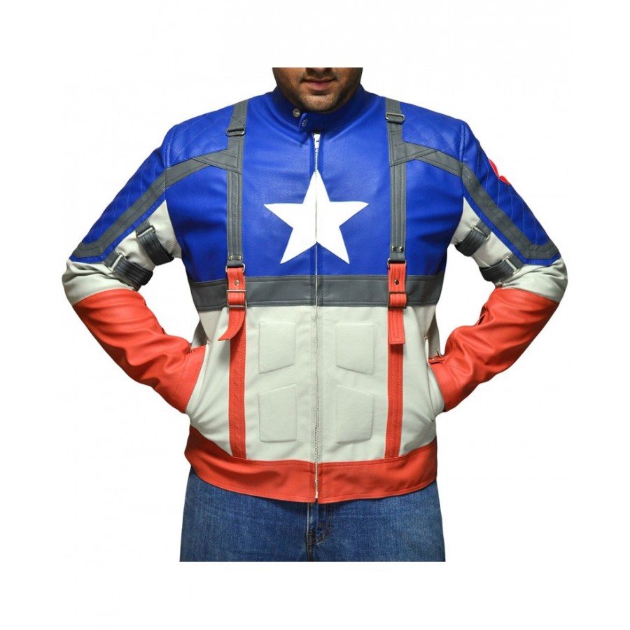 First Avengers Captain America Jacket 3 First Avengers Captain America Jacket