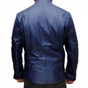 Superman Blue Leather Jacket